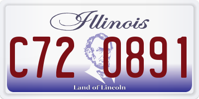 IL license plate C720891
