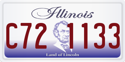 IL license plate C721133