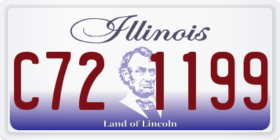 IL license plate C721199