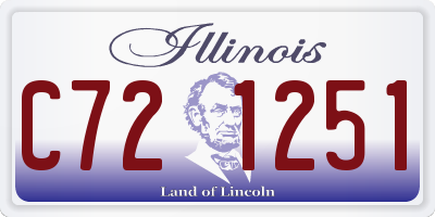 IL license plate C721251