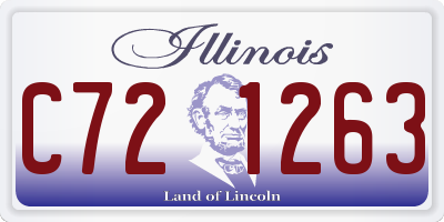 IL license plate C721263