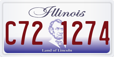 IL license plate C721274
