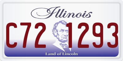 IL license plate C721293