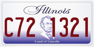 IL license plate C721321