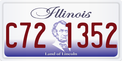 IL license plate C721352