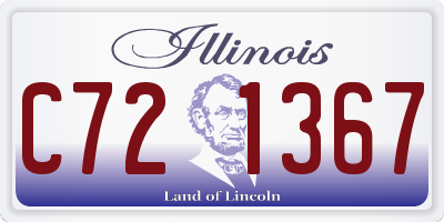 IL license plate C721367