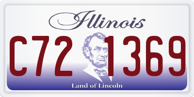IL license plate C721369