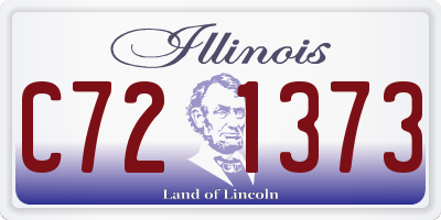 IL license plate C721373