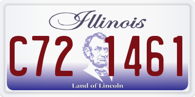 IL license plate C721461