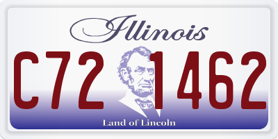 IL license plate C721462