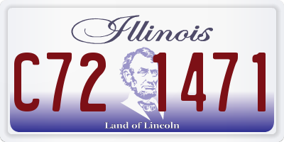 IL license plate C721471