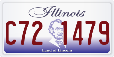 IL license plate C721479