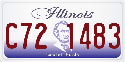 IL license plate C721483