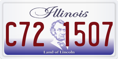 IL license plate C721507