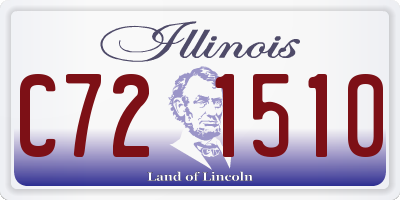 IL license plate C721510
