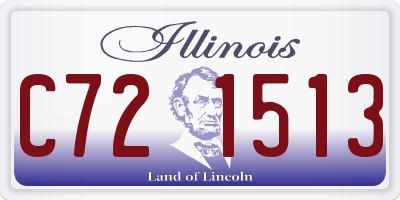 IL license plate C721513