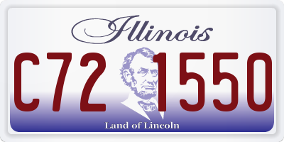 IL license plate C721550
