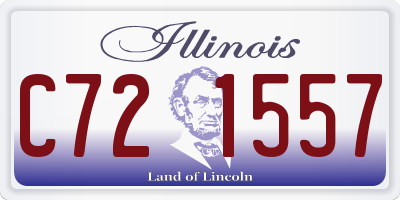 IL license plate C721557