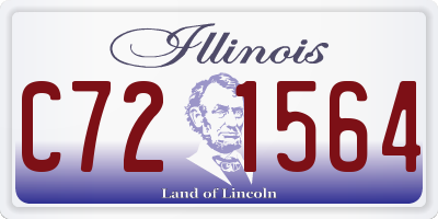 IL license plate C721564