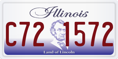 IL license plate C721572