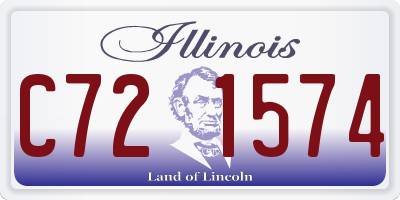 IL license plate C721574