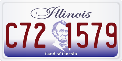 IL license plate C721579