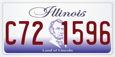 IL license plate C721596