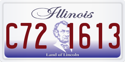 IL license plate C721613