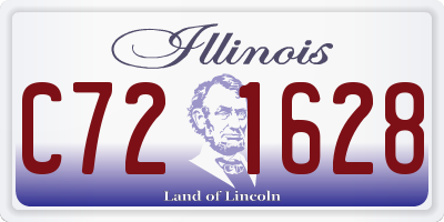 IL license plate C721628