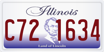 IL license plate C721634