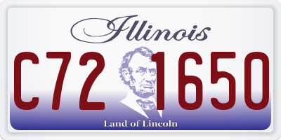 IL license plate C721650