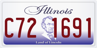 IL license plate C721691