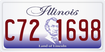 IL license plate C721698