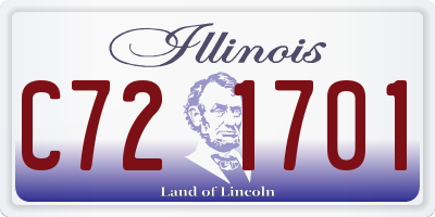 IL license plate C721701