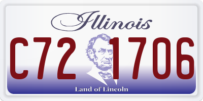 IL license plate C721706