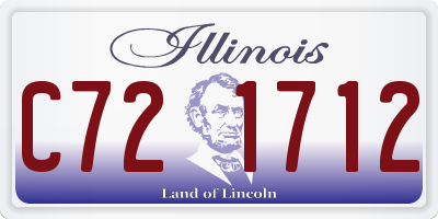 IL license plate C721712