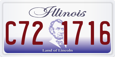 IL license plate C721716