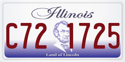 IL license plate C721725