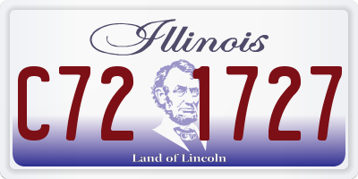 IL license plate C721727