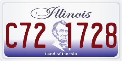 IL license plate C721728