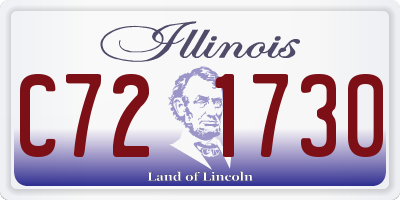 IL license plate C721730