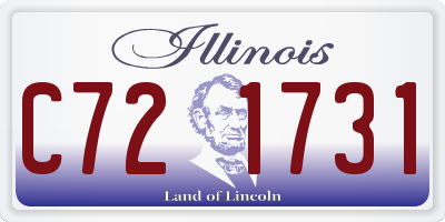 IL license plate C721731