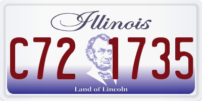 IL license plate C721735