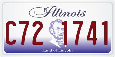 IL license plate C721741