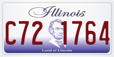 IL license plate C721764