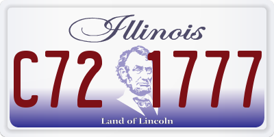 IL license plate C721777