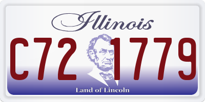IL license plate C721779