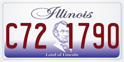 IL license plate C721790