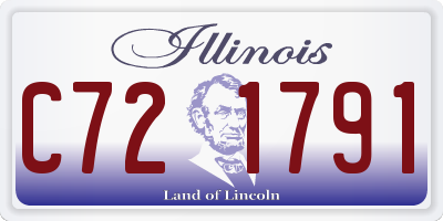 IL license plate C721791