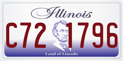 IL license plate C721796